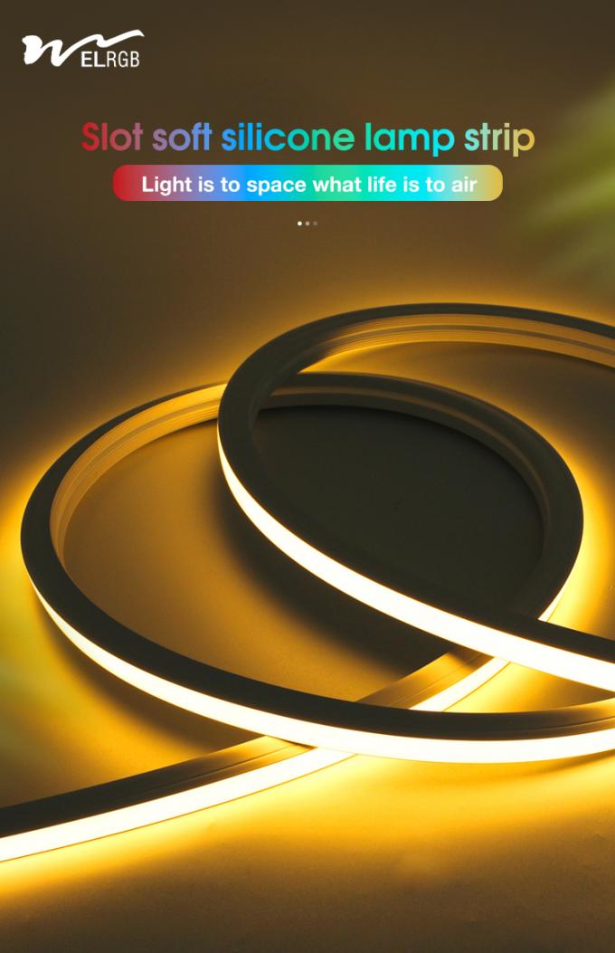 Embedded Silicone Sleeve Neon Led Strip 12V 24V Led Strip Dimmable 0