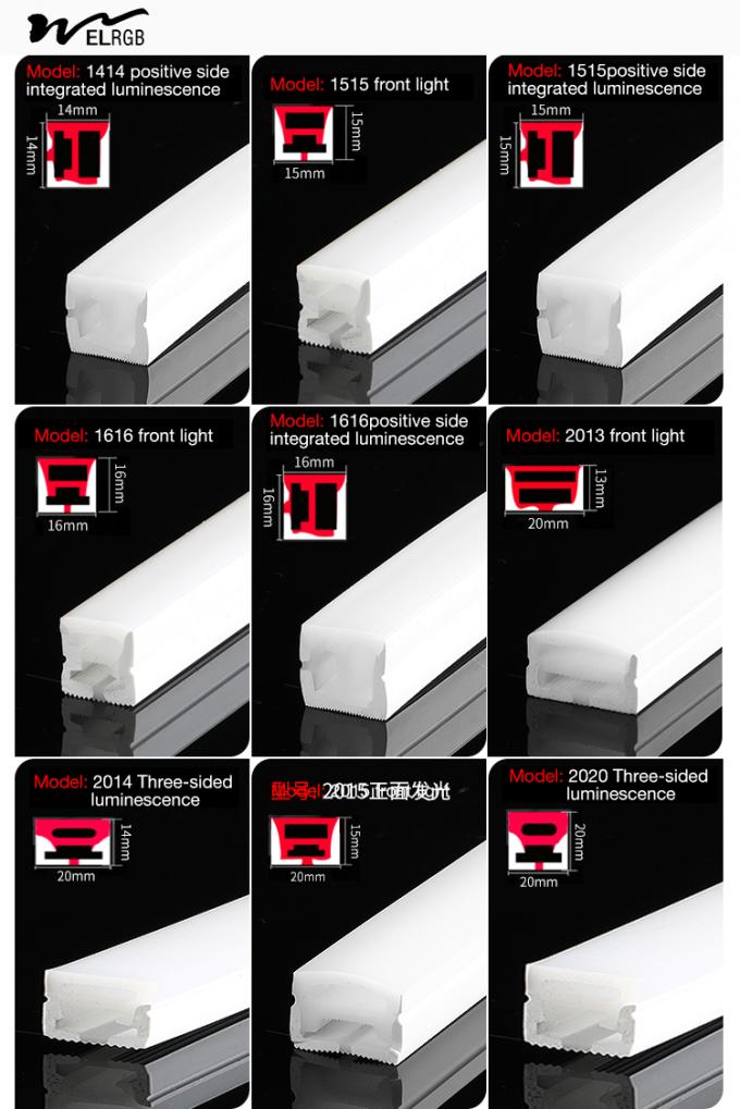 Embedded Silicone Sleeve Neon Led Strip 12V 24V Led Strip Dimmable 3