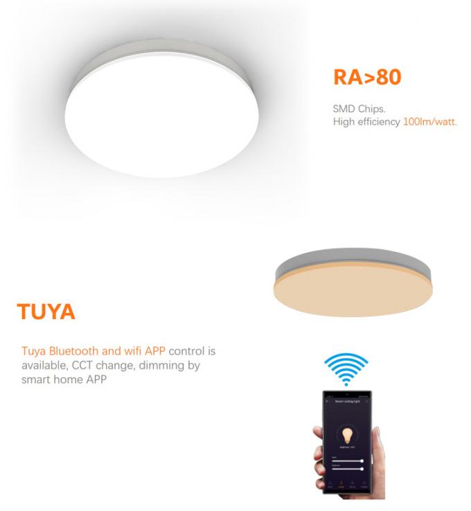 15W 28W Round Sensor Ceiling Light IP54 Dimmable Motion Activated Ceiling Light 4