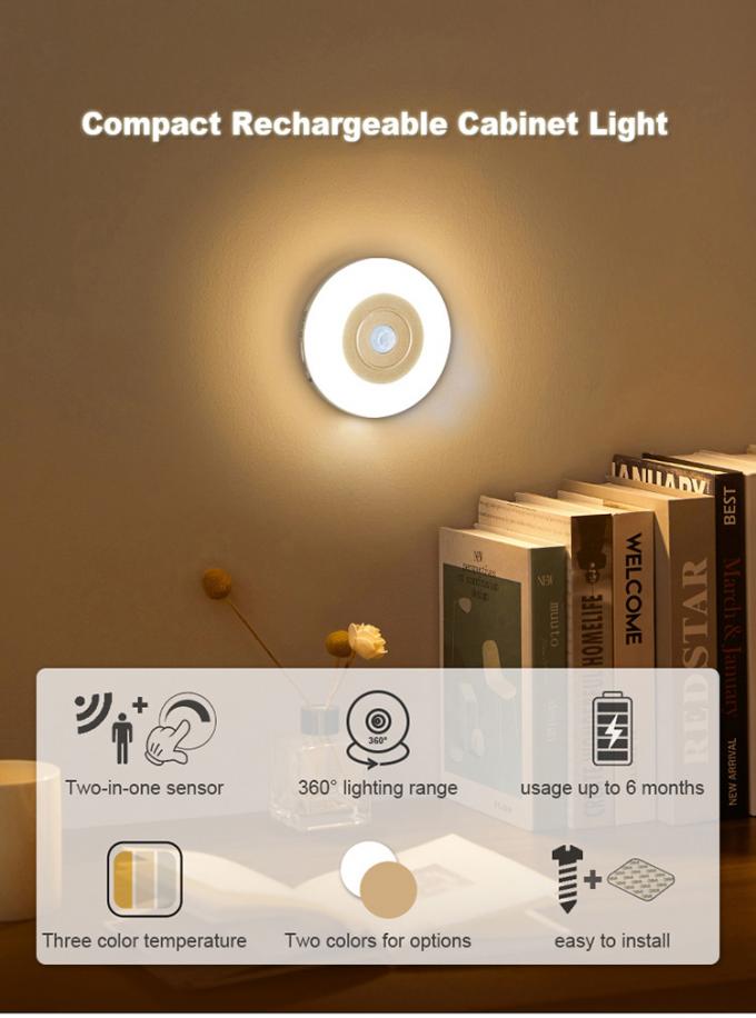 Wireless Wardrobe Motion Sensor LED Light 0.5W Motion Activated Closet Light 0
