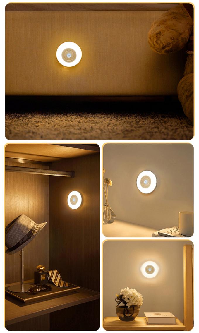 Wireless Wardrobe Motion Sensor LED Light 0.5W Motion Activated Closet Light 2
