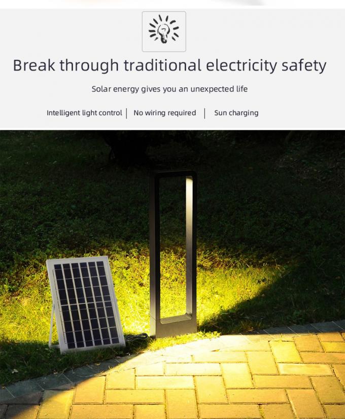 Villa Motion Sensor LED Light 6000K Motion Sensor Solar Landscape Lights 2