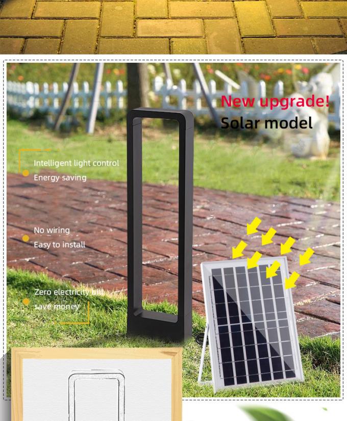 Villa Motion Sensor LED Light 6000K Motion Sensor Solar Landscape Lights 3