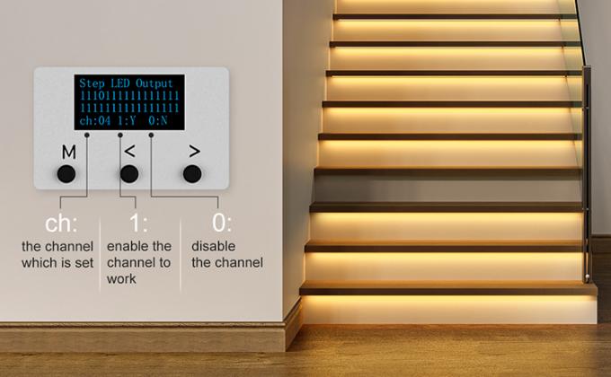 DC24V FCOB Staircase Motion Sensor Light PIR Single Color Indoor 5