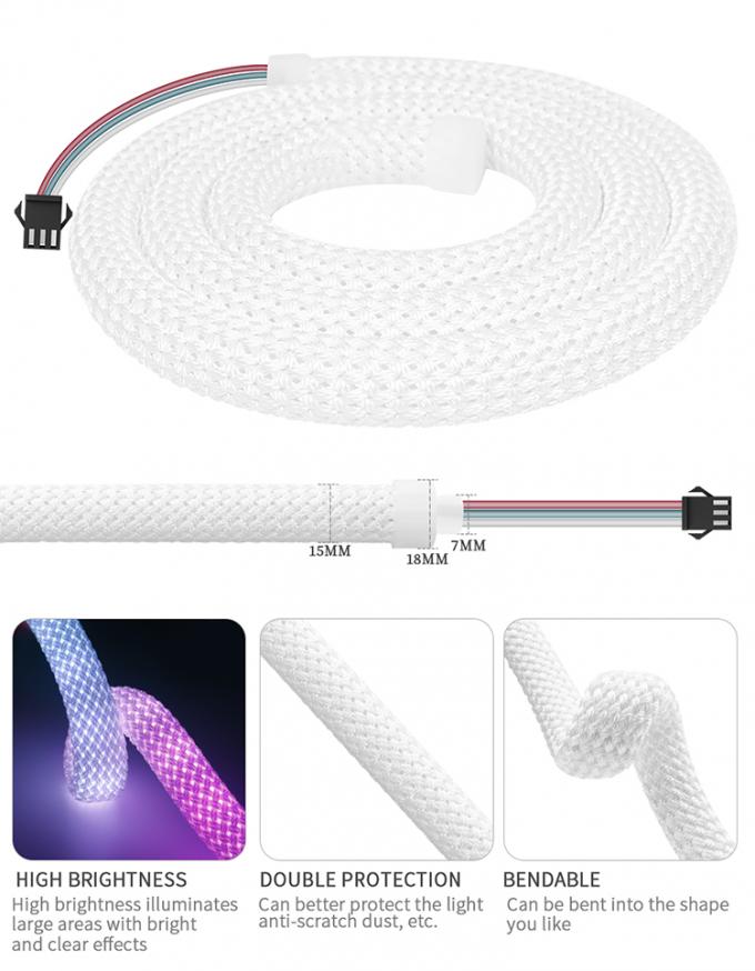 10m 20m 50m Led Neon Flex Rope Light 12V 24v Low Voltage 360 Degree 1