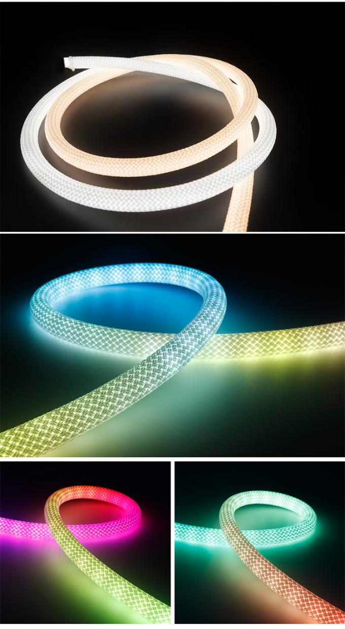 10m 20m 50m Led Neon Flex Rope Light 12V 24v Low Voltage 360 Degree 5