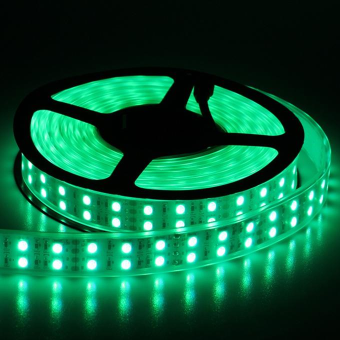 12V 5050 Dimmable LED Strip Dual Row 120 Beads Low Pressure 0