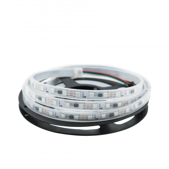 High Quality Digital Addressable WS2811 60led/Meter Dc12v Ip67 10mm Pixel Light Rgb Led Strip For Commercial Building 1