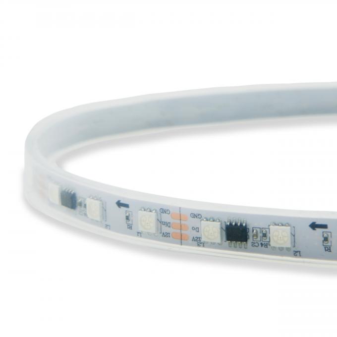 High Quality Digital Addressable WS2811 60led/Meter Dc12v Ip67 10mm Pixel Light Rgb Led Strip For Commercial Building 3