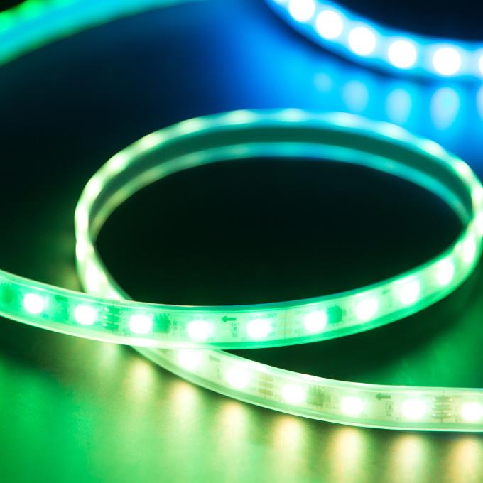 High Quality Digital Addressable WS2811 60led/Meter Dc12v Ip67 10mm Pixel Light Rgb Led Strip For Commercial Building 5