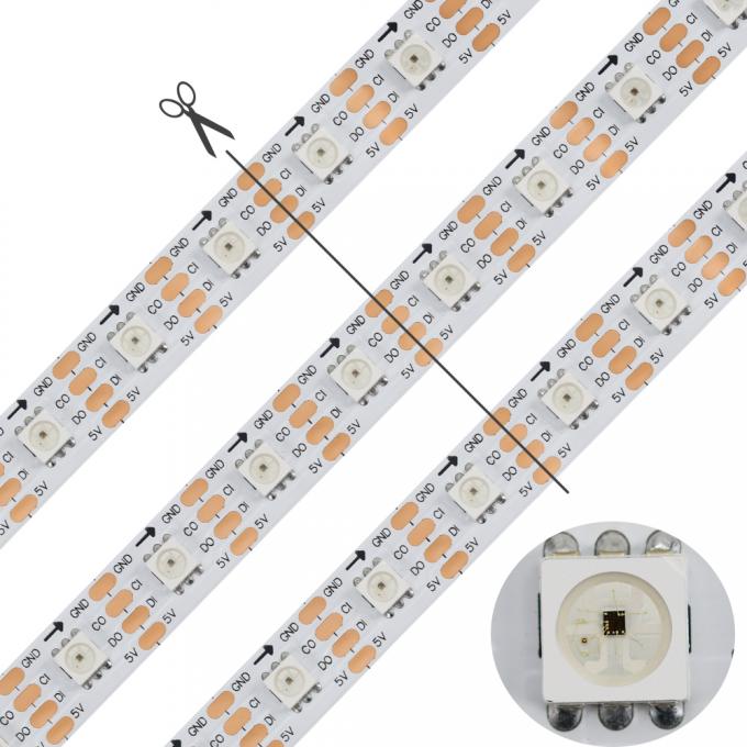 102 Leds Self Adhesive LED Strip 60 Pixel Self Adhesive Rope Lights 1