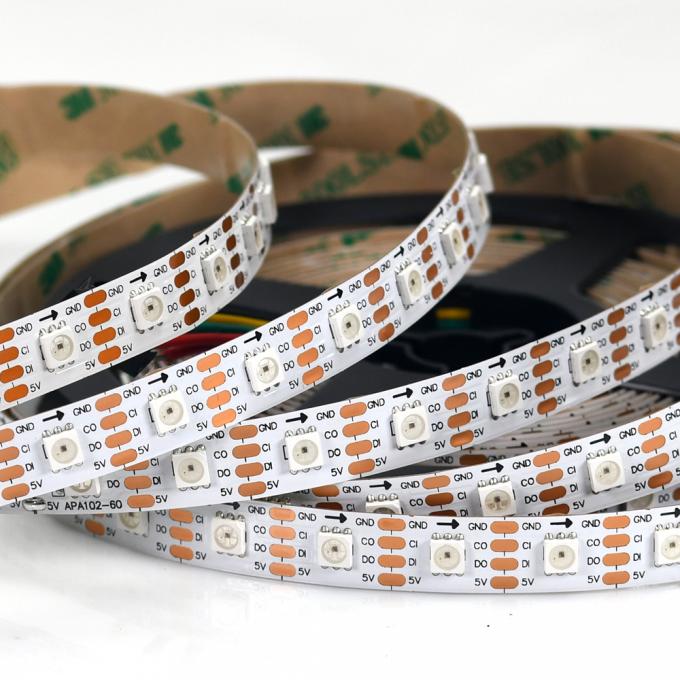 102 Leds Self Adhesive LED Strip 60 Pixel Self Adhesive Rope Lights 2