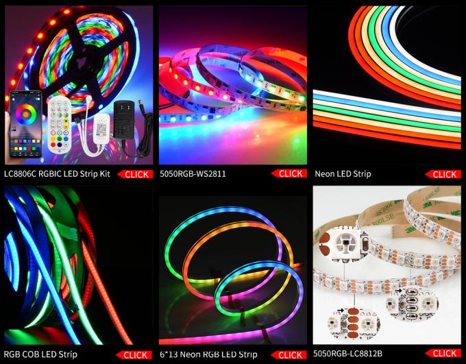 102 Leds Self Adhesive LED Strip 60 Pixel Self Adhesive Rope Lights 13