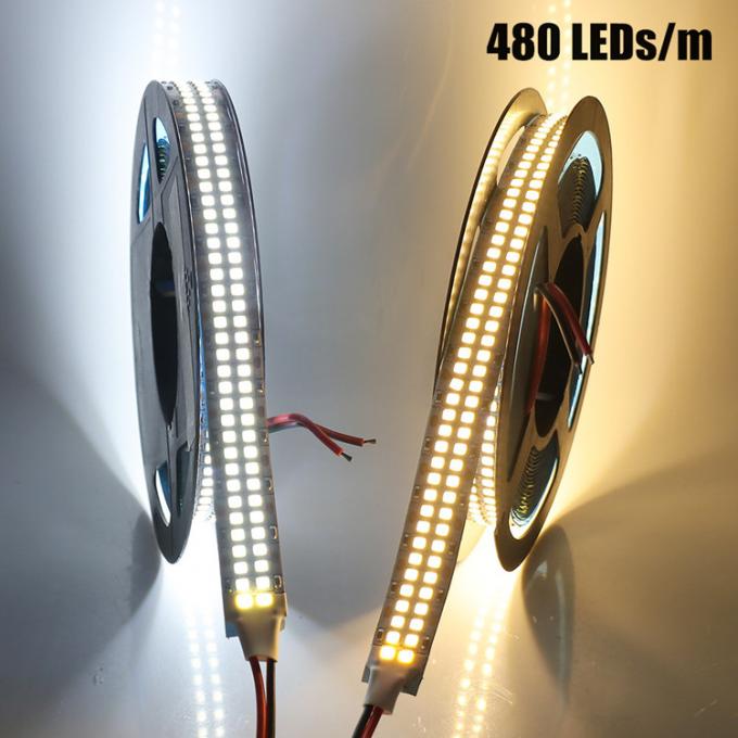 12V 24V SMD2835 Self Adhesive LED Strip Led Cool White Tape Lights 10