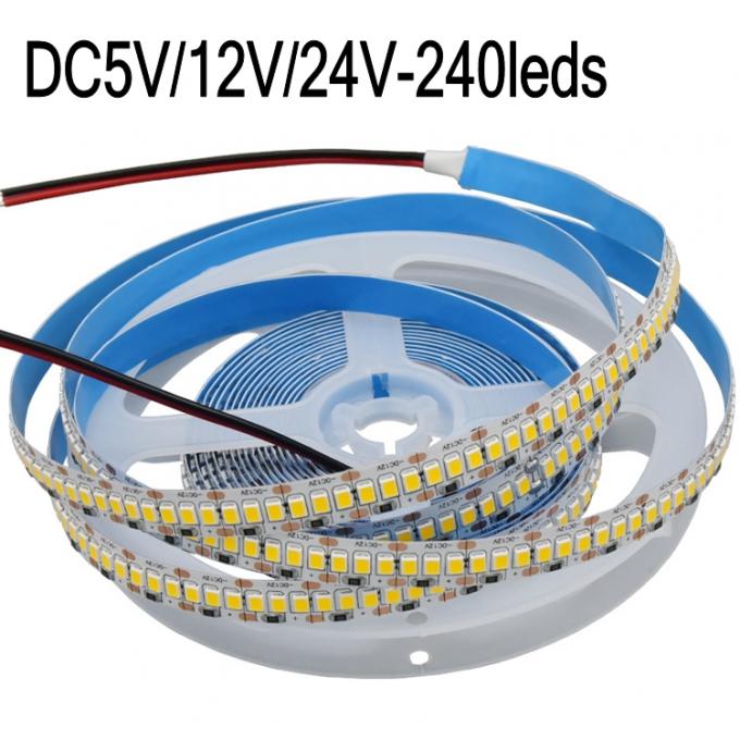 12V 24V SMD2835 Self Adhesive LED Strip Led Cool White Tape Lights 15