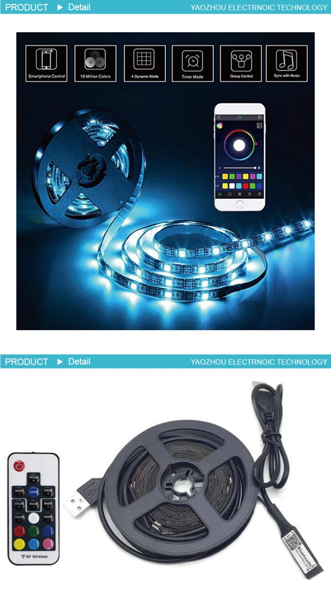 Waterproof 12V Self Adhesive LED Strip Wifi White Backlight Led Strip 2