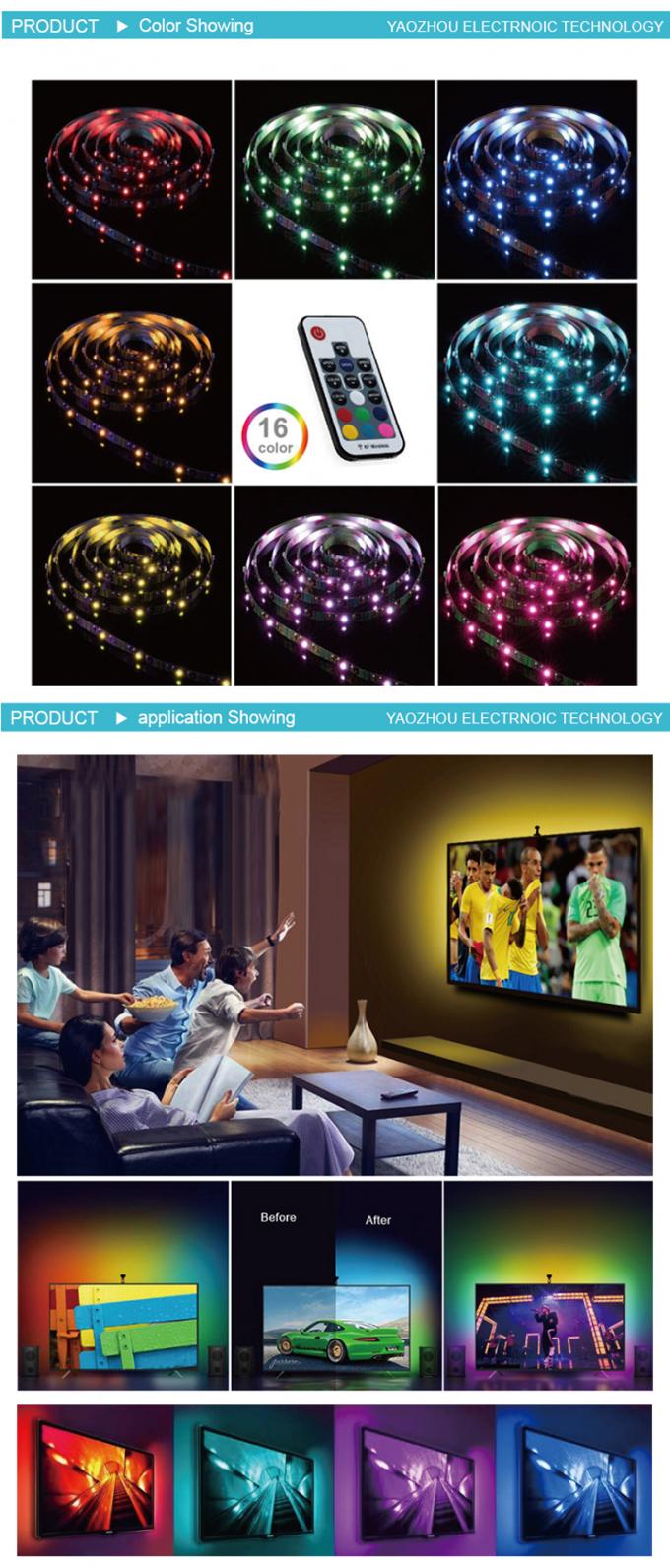 Waterproof 12V Self Adhesive LED Strip Wifi White Backlight Led Strip 3