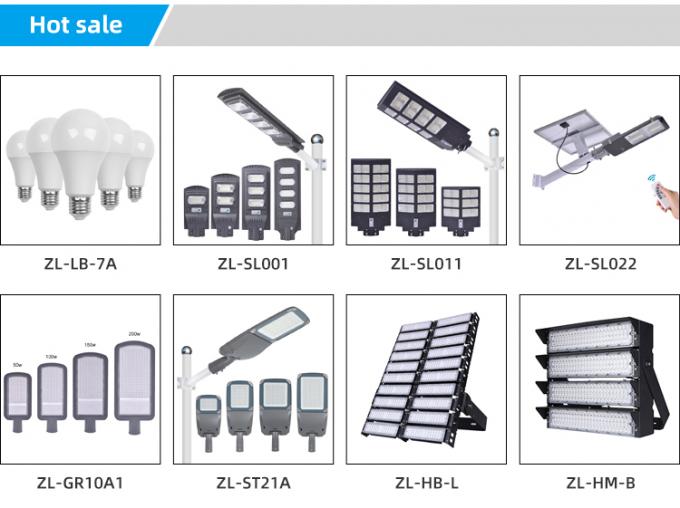 30w 60w 90w 120w LED Solar Powered Lights Integrated Motion Detector Street Lights 0