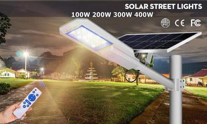 5000lm 300 Watts Solar Street Light LED Solar Powered Lights SMD 5730 0