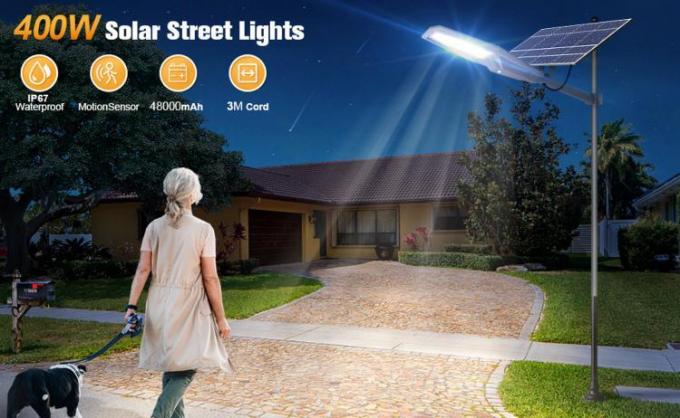 5000lm 300 Watts Solar Street Light LED Solar Powered Lights SMD 5730 6