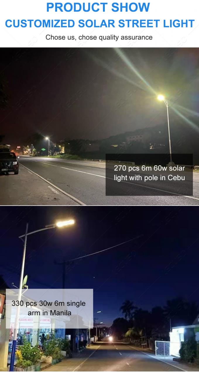 30watts 100w Solar Hybrid Street Light LED Solar Powered Lights IP65 Waterproof 7