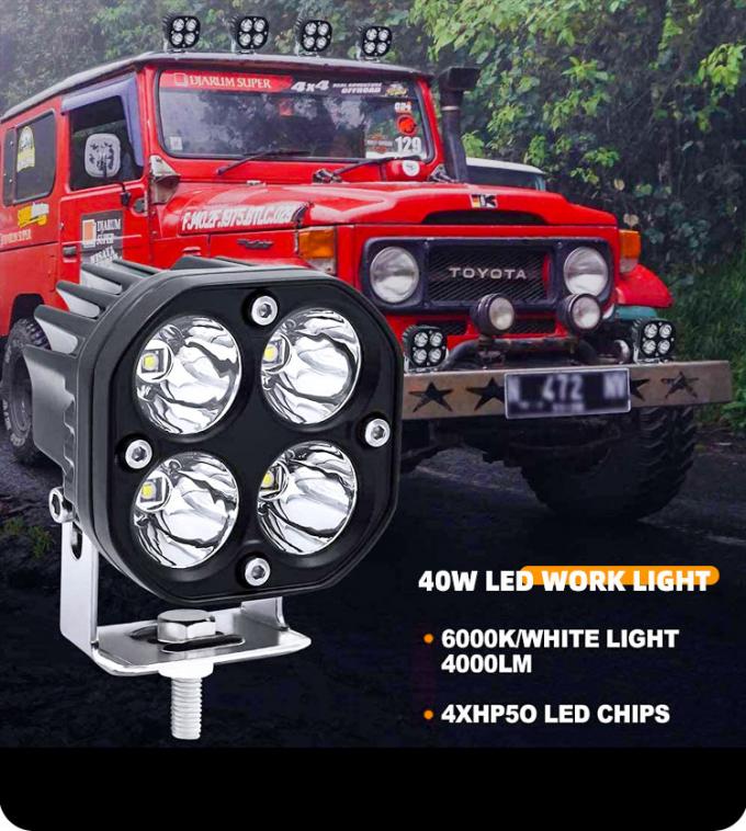 3 Inch 40W Off Road Fog Lights 4x4 4000lm Car Laser Fog Lamp 0
