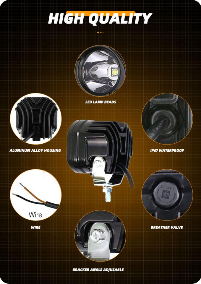 3 Inch 40W Off Road Fog Lights 4x4 4000lm Car Laser Fog Lamp 2
