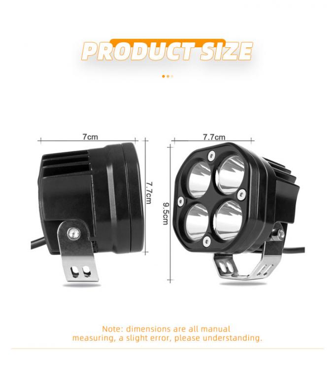 3 Inch 40W Off Road Fog Lights 4x4 4000lm Car Laser Fog Lamp 3