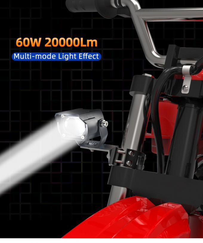 20000Lm 60W Driving LED Motorcycle Lights 16V Led Headlights Fog Lights 1