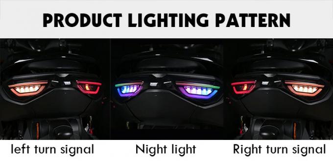 RGB Flashing Tail Lights LED Motorcycle Lights For Yamaha Nmax155 1