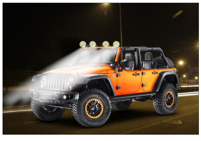 4X4 Offroad Headlight 14SMD 12V-80V Double Color Truck Spotlights 9