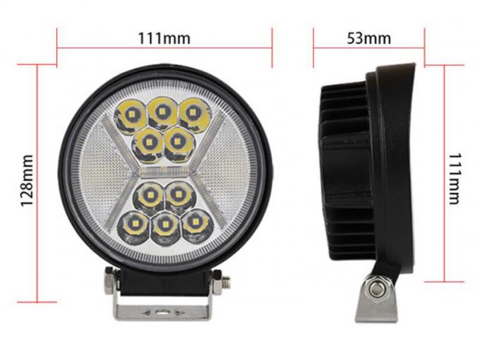 Aluminium SUV 4 Inch Led Tractor Lights Super Brightness 4 Inch Work Lights 3