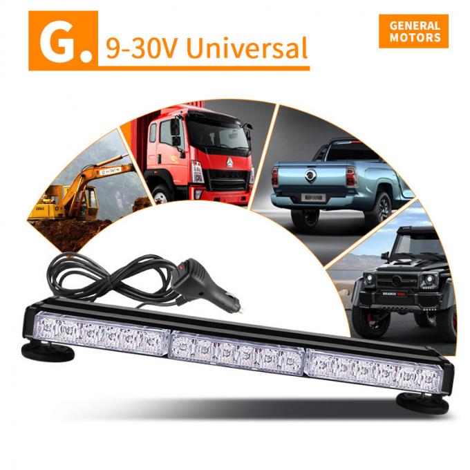 6LED Work Truck Strobe Lights 30cm-119cm Daytime Running Lights Flashing 2 Sides 5