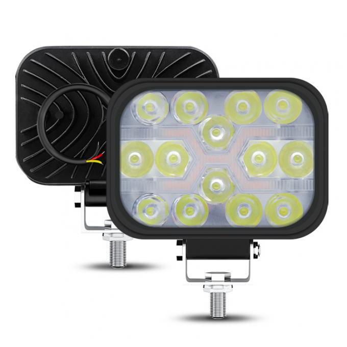 Ip67 Waterproof Vehicle LED Work Lights Square 24v 12v 42w 3 Inch 10