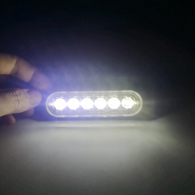 6LED Car Side Marker Lights Trucks Strobe Lamp LED Flasher Warning Lights 5
