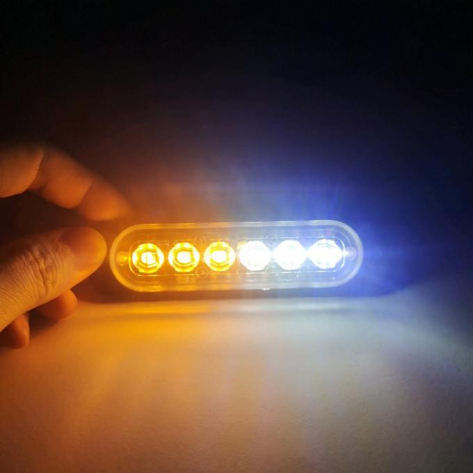 6LED Car Side Marker Lights Trucks Strobe Lamp LED Flasher Warning Lights 9