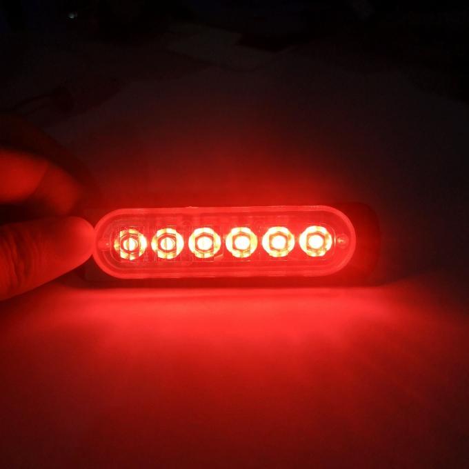 6LED Car Side Marker Lights Trucks Strobe Lamp LED Flasher Warning Lights 7
