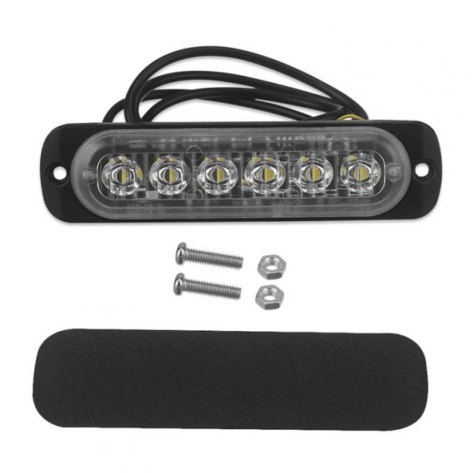 6LED Car Side Marker Lights Trucks Strobe Lamp LED Flasher Warning Lights 13