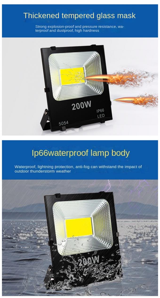 6000K 500w Led Flood Light Slim 30W 20W IP65 Waterproof Cob Flood Light 3