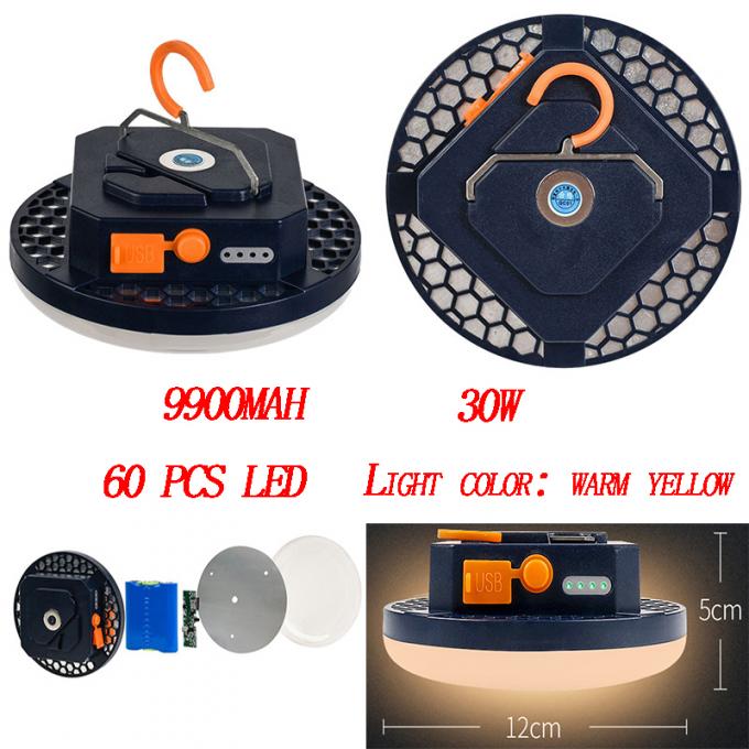 15600mah Rechargeable LED Magnet Flashlight Camping Led Fishing Lantern 1