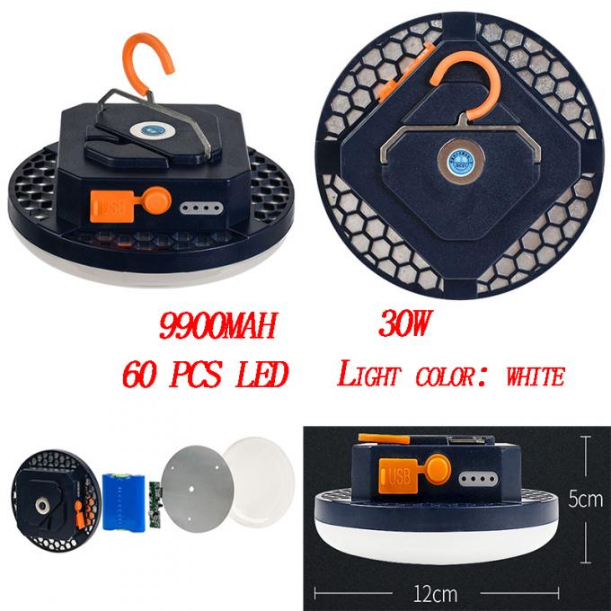 15600mah Rechargeable LED Magnet Flashlight Camping Led Fishing Lantern 0