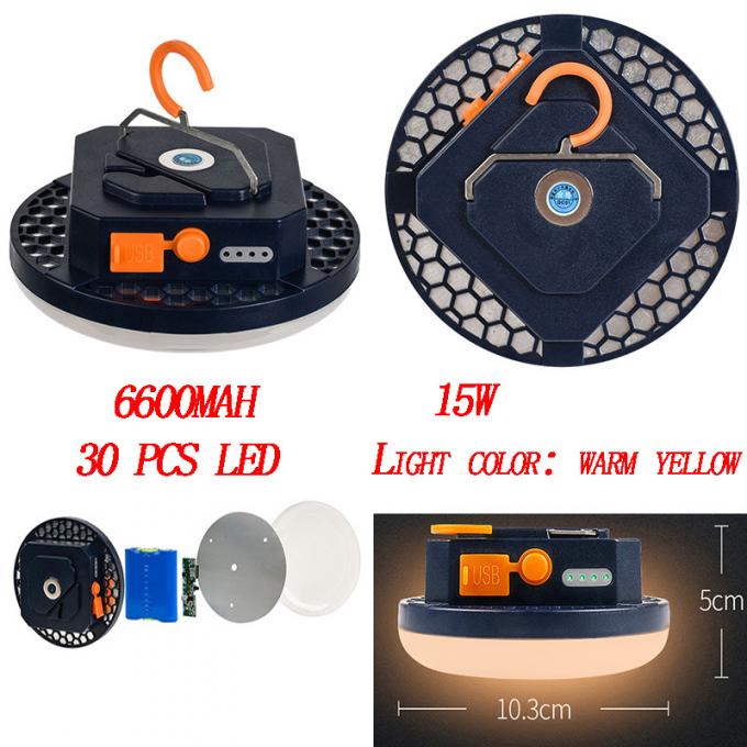 15600mah Rechargeable LED Magnet Flashlight Camping Led Fishing Lantern 3