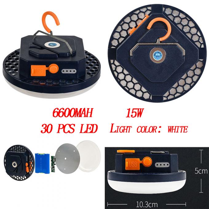 15600mah Rechargeable LED Magnet Flashlight Camping Led Fishing Lantern 2