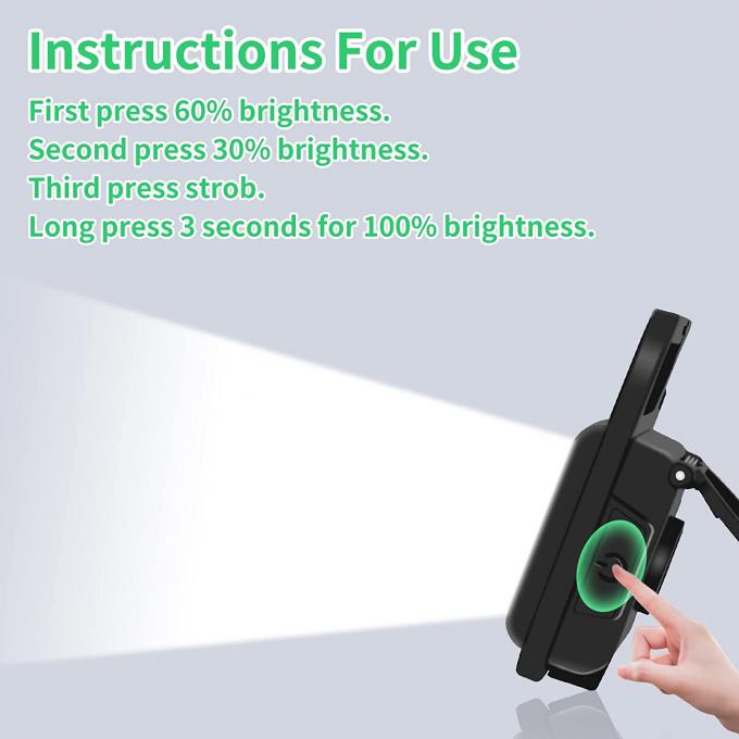 800Lm COB Rechargeable Keychain Light Portable 4 Light Modes Pocket 4