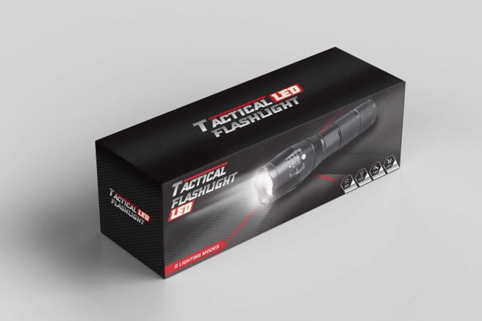 Camping Tactical Torch Outdoor Working Light IP65 Multifunction Emergency Flashlight 5