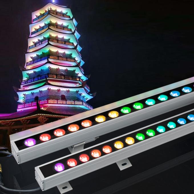Dmx512 Architectural Wall Wash Lights Outdoor Working Light DC12V 36W RGB 0