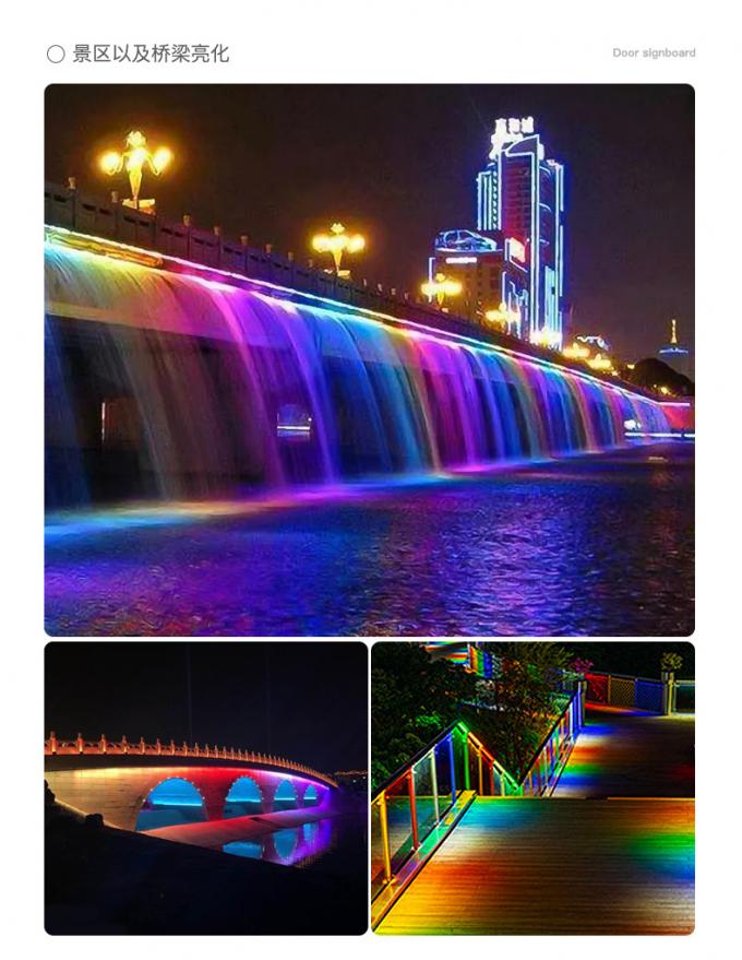 Dmx512 Architectural Wall Wash Lights Outdoor Working Light DC12V 36W RGB 4