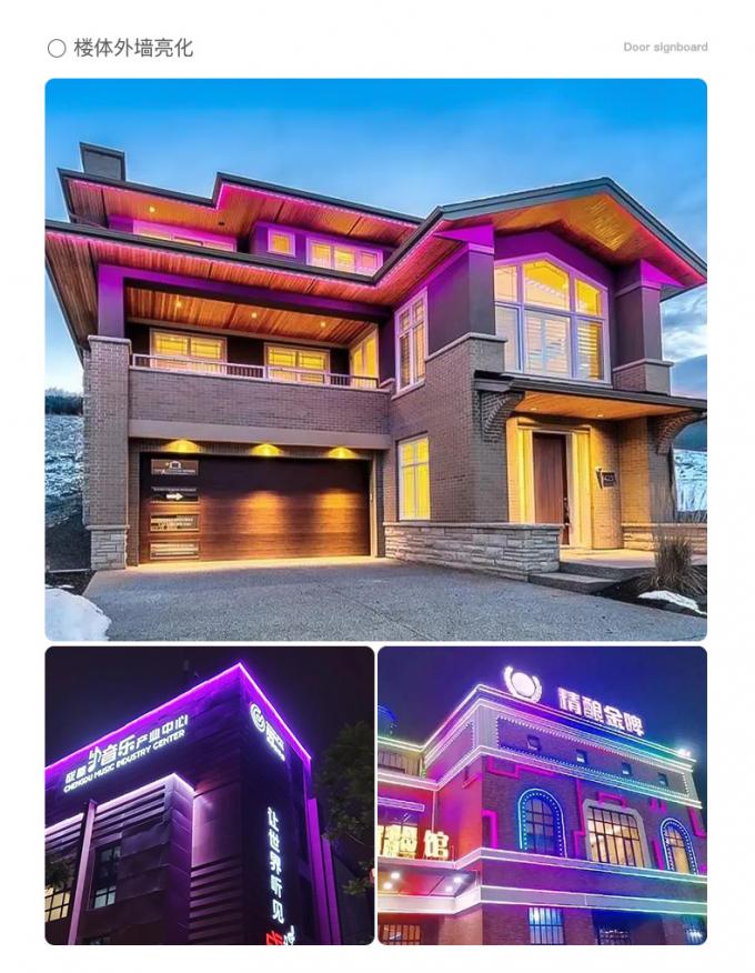 Dmx512 Architectural Wall Wash Lights Outdoor Working Light DC12V 36W RGB 3