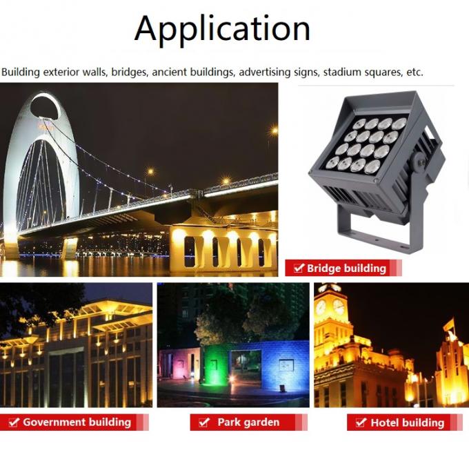 100W 120W Led Wall Washer Lights Outdoor Architectural Exterior Wall Wash Lighting 6