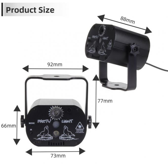 532nm 650nm Laser Party Lights IP44 Professional Dj Laser Lights 7
